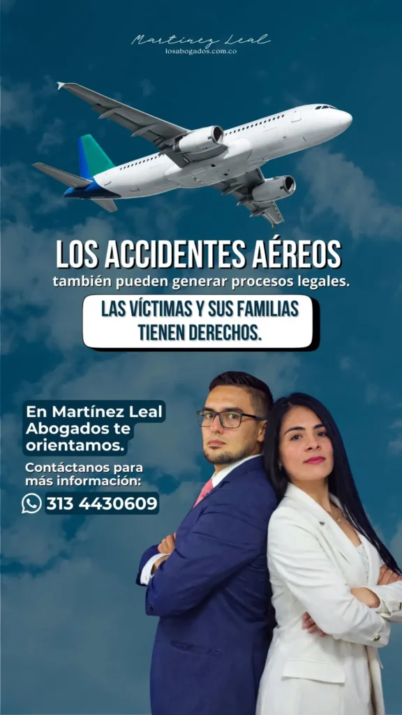 Abogados accidente aéro