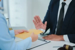 personas objetando una reclamacion