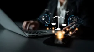 imagen de abogado digital o